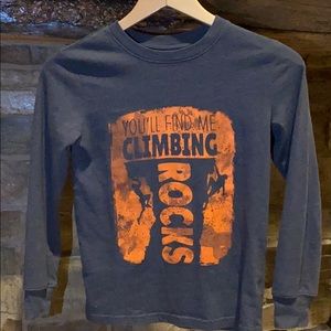 Junior Gray Cat & Jack long sleeve shirt